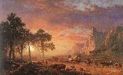 Albert Bierstadt The Oregon Trail oil painting picture wholesale